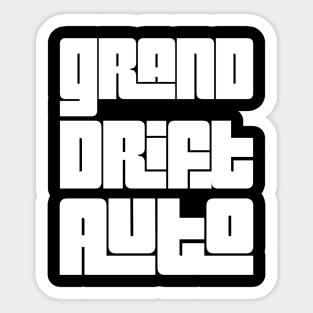 Grand Drift Auto Sticker